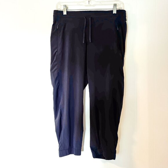 Athleta La Viva Stretch Activewear Capri Jogger Pant Blue 8 REI - Picture 7 of 16